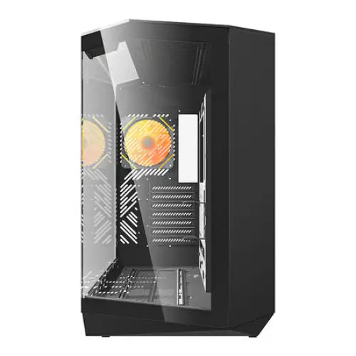 Darkflash DY470 computer case (black) + 4 fans + GPU bracket - With fan<<<PC Cases<<<Gaming<<<InnproXML