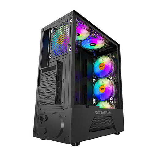 Darkflash LEO computer case (black) - Without fan<<<PC Cases<<<Gaming<<<InnproXML