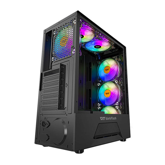 Darkflash LEO computer case (black) - Without fan<<<PC Cases<<<Gaming<<<InnproXML