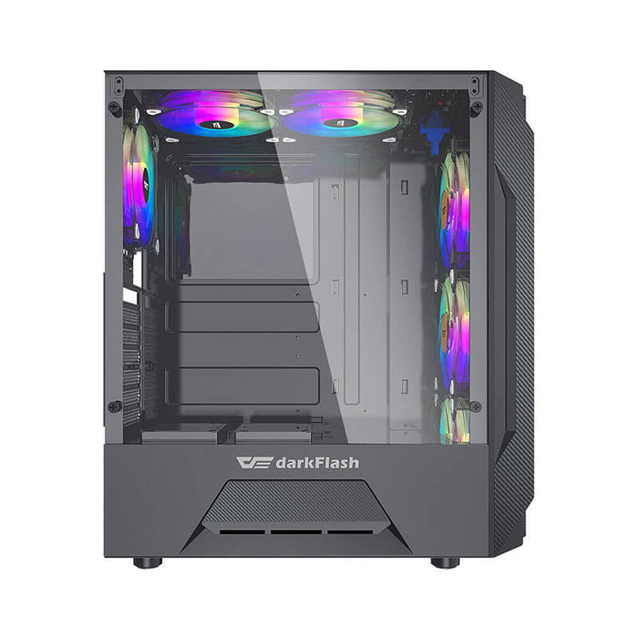 Darkflash LEO computer case (black) - Without fan<<<PC Cases<<<Gaming<<<InnproXML