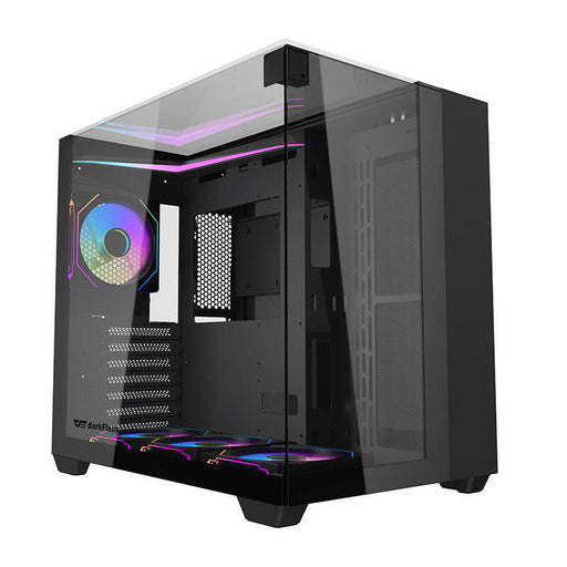 Darkflash TH285 computer case (black) + 4 fans - With fan<<<PC Cases<<<Gaming<<<InnproXML