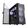 Darkflash DK431 Mesh computer case (black) + 4 ARGB fans
