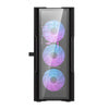 Darkflash DK431 Glass computer case (black) + 4 RGB fans