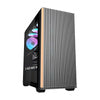 Darkflash DS900WS computer case (black) + 4 fans