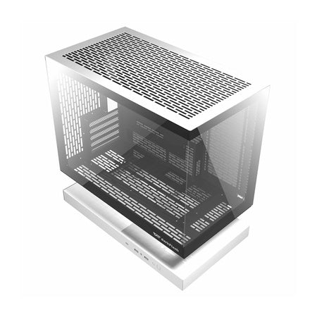 Darkflash F1 computer case (White) + 6 ARGB fans
