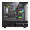 DarkFlash DS950V computer case with display (black) + 6 fans