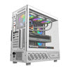 DarkFlash DS950V computer case with display (white) + 6 fans