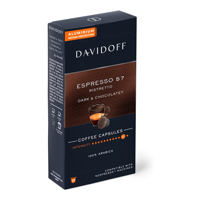 CAFE DAVIDOFF ESPRESSO 57 RISTRETTO 10PCS