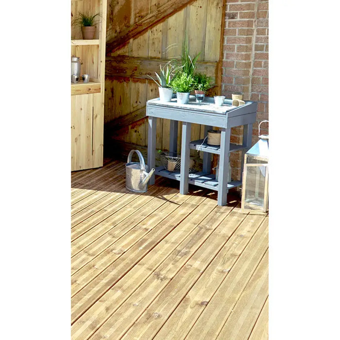 DECKING BOARD 240CM CERLAND JULIO - Декинг плочи<<<Външни настилки<<<Градина<<<Praktiker&&&Декинг плочи<<<Външни