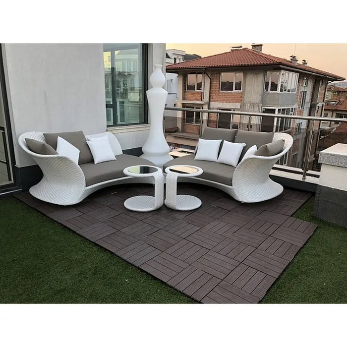 DECKING TILE 30X30CM ROSSIMA WPC - Декинг плочи<<<Външни настилки<<<Градина<<<Praktiker&&&Декинг плочи<<<Външни