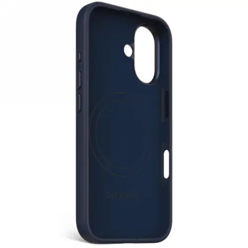 Decoded AntiMicrobial Silicone Backcover Case with MagSafe for iPhone 16 - Navy Blue - Cell phone cases