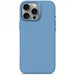 Decoded AntiMicrobial Silicone Backcover Case with MagSafe for iPhone 16 Pro Max - Blue - Cell phone cases