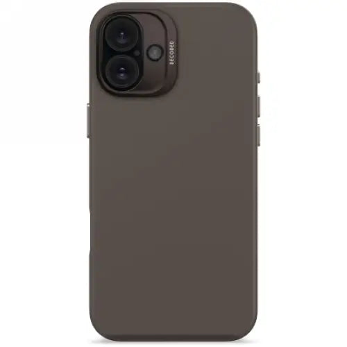 Decoded AntiMicrobial Silicone Backcover MagSafe for iPhone 16 Plus - Brown - Cell phone cases and covers<<<HurtelXML