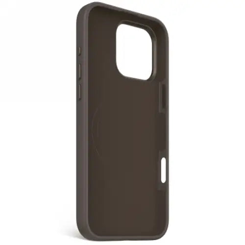 Decoded AntiMicrobial Silicone Backcover with MagSafe for iPhone 16 Pro Max - Dark Brown - Cell phone cases