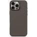 Decoded AntiMicrobial Silicone Backcover with MagSafe for iPhone 16 Pro Max - Dark Brown - Cell phone cases