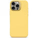 Decoded AntiMicrobial Silicone Backcover with MagSafe for iPhone 16 Pro Max - Yellow - Cell phone cases
