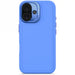 Decoded AntiMicrobial Silicone Stacks Backcover Case with MagSafe for iPhone 16 - Blue - Cell phone cases