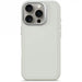 Decoded AntiMicrobial Silicone Stacks Backcover with MagSafe for iPhone 16 Pro - Gray - Cell phone cases
