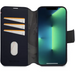Decoded Detachable Wallet Case Leather with MagSafe with Flip for iPhone 14 Pro Max - Navy Blue - Cell phone cases