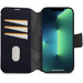 Decoded Detachable Wallet Case Leather with MagSafe with Flip for iPhone 14 Plus - Navy Blue - Cell phone cases