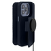 Decoded Detachable Wallet Case Leather with MagSafe with Flip for iPhone 14 Pro - Navy Blue - Cell phone cases