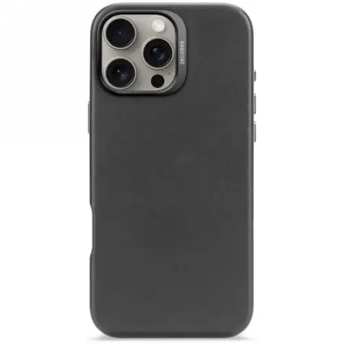 Decoded Leather Backcover case with MagSafe for iPhone 16 Pro Max - black - Cell phone cases and covers<<<HurtelXML