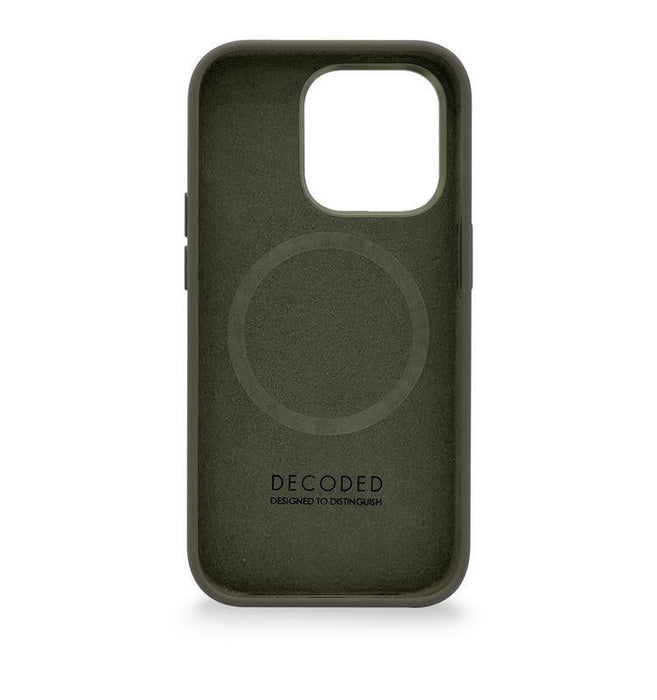 Decoded Silicone Case with MagSafe for iPhone 14 Pro Max - green - Cell phone cases and covers<<<HurtelXML