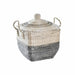 Decorative basket DKD Home Decor Grey Natural Boho 45 x 35 x 43 cm - Декорация и Осветление<<<Дом