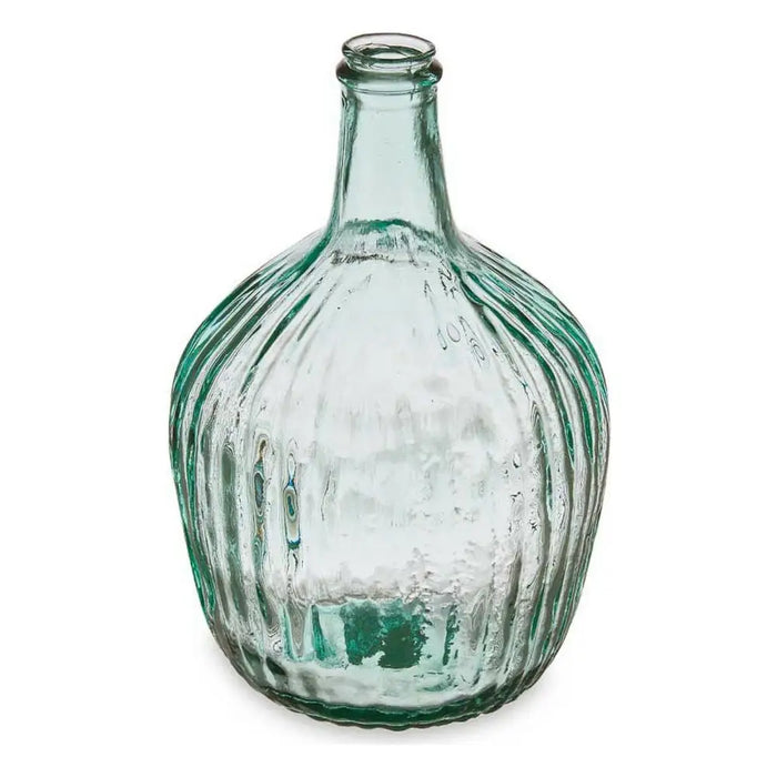 Decorative bottle Gift Decor Transparent Stripes 4 L 19 x 30 x 19 cm 16 x 29,5 x 16 cm Decoration (4 Units) - Декорация