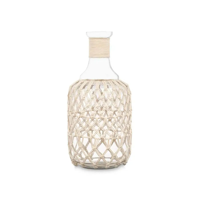 Decorative bottle Gift Decor White Transparent 18 x 38 cm 18 x 38 x 18 cm Decorative (4 Units) - Декорация и