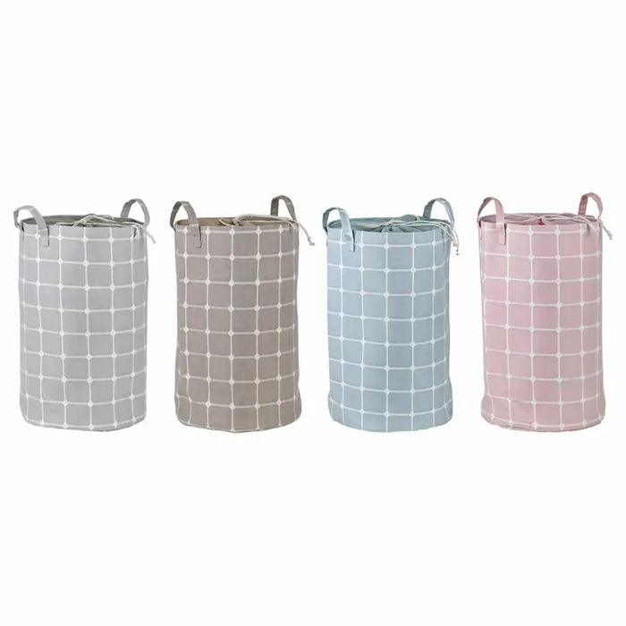 Decorative box DKD Home Decor 35 x 35 x 55 cm Polyester Eva Rubber (4 Pieces) - Декорация и Осветление<<<Дом