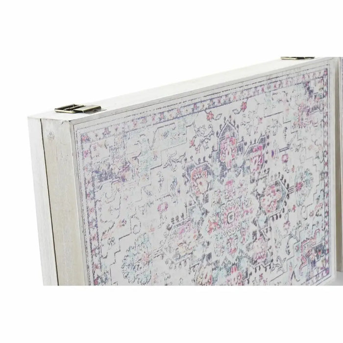 Decorative box DKD Home Decor Multicolour MDF Wood Ethnic Arab Counter (2 Units) - Декорация и Осветление<<<Дом