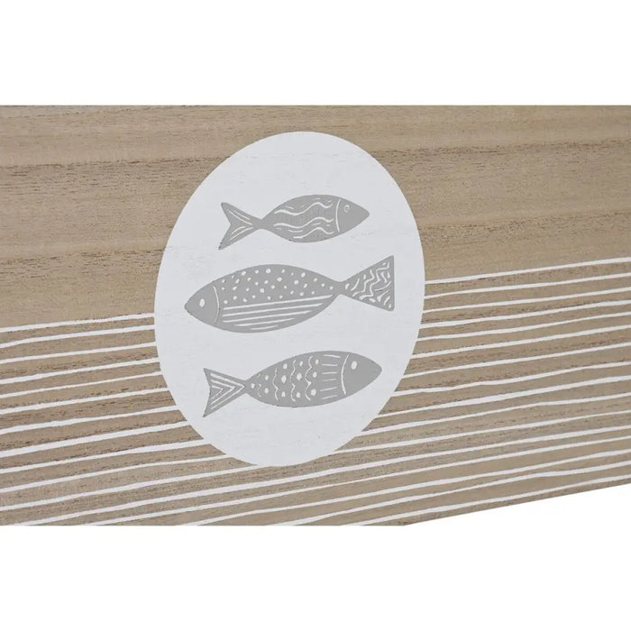 Decorative box DKD Home Decor Natural MDF Wood Spirals Mediterranean 50 x 40 x 22,5 cm - Декорация и Осветление<<<Дом