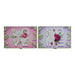 Decorative box DKD Home Decor Pink Lilac MDF Wood Tropical Counter (2 Units) - Декорация и Осветление<<<Дом