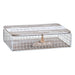 Decorative box DKD Home Decor White Brown Wood Metal Spirals Mediterranean - Декорация и Осветление<<<Дом