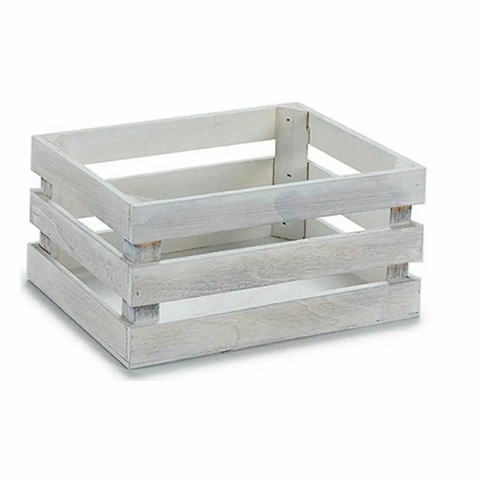 Decorative box Gift Decor White Poplar Aspen wood (48 Units) - Декорация и Осветление<<<Дом Градина<<<BigBuy&&&Други
