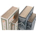 Decorative box Home ESPRIT Blue Green MDF Wood (2 Units) - Декорация и Осветление<<<Дом Градина<<<BigBuy&&&Други