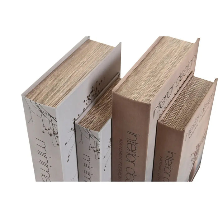 Decorative box Home ESPRIT Grey MDF Wood (2 Units) - Декорация и Осветление<<<Дом Градина<<<BigBuy&&&Други артикули за