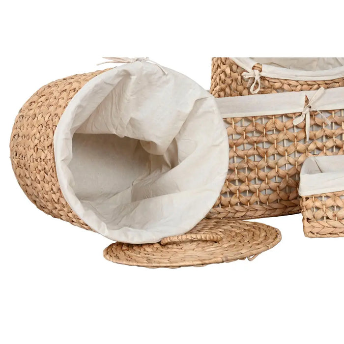 Decorative box Home ESPRIT Natural Water hyacinth Tropical - Декорация и Осветление<<<Дом Градина<<<BigBuy&&&Други