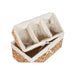 Decorative box Home ESPRIT Natural Water hyacinth Tropical - Декорация и Осветление<<<Дом Градина<<<BigBuy&&&Други