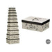 Decorative box Pincello Black Cardboard (2 Units) - Декорация и Осветление<<<Дом Градина<<<BigBuy&&&Други артикули за