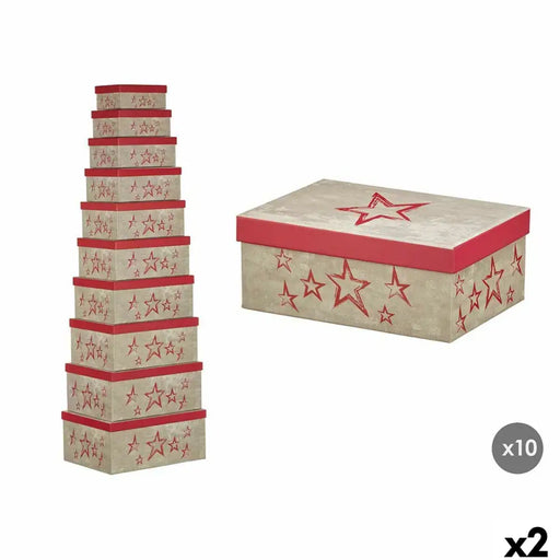 Decorative box Pincello Pink Cardboard (2 Units) - Декорация и Осветление<<<Дом Градина<<<BigBuy&&&Други артикули за