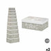 Decorative box Pincello White Grey Cardboard (2 Units) - Декорация и Осветление<<<Дом Градина<<<BigBuy&&&Други артикули