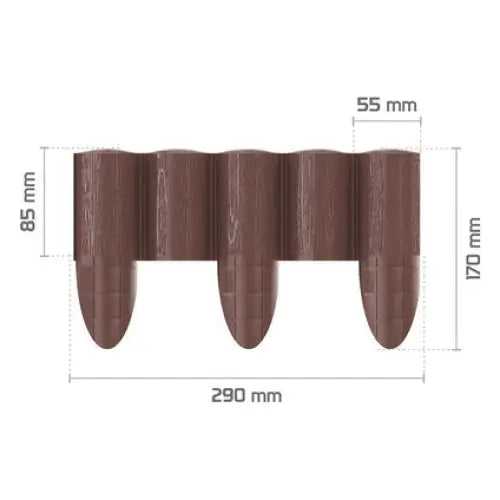 DECORATIVE FENCE ECO 8.5X24CM CELLFAST 34-031 - Деко огради и пана<<<Мрежи и огради<<<Градина<<<Praktiker