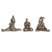 Decorative Figure DKD Home Decor 11 x 22,5 x 17 cm Golden Yoga (3 Units) - Декорация и Осветление<<<Дом