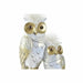 Decorative Figure DKD Home Decor 14,5 x 9 x 26 cm Owl Golden White - Декорация и Осветление<<<Дом