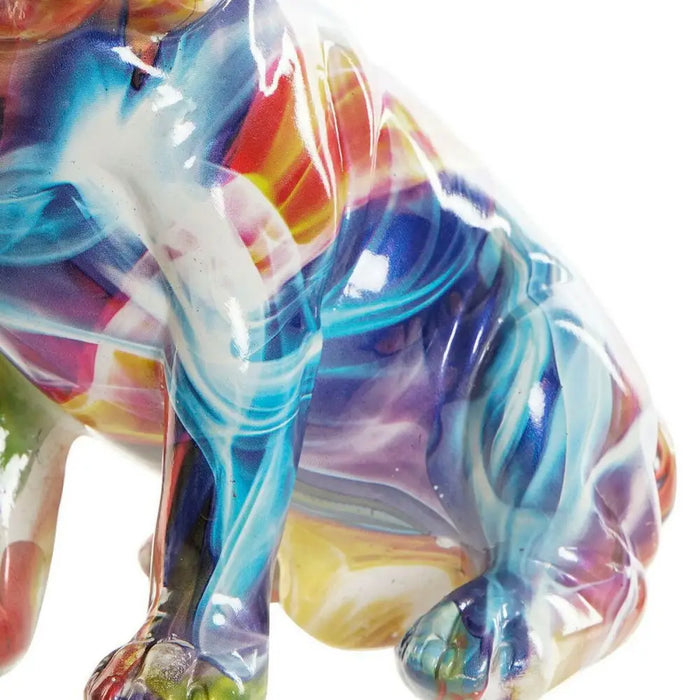 Decorative Figure DKD Home Decor 18,5 x 11,5 x 23,5 cm Multicolour Dog (2 Units) - Декорация и Осветление<<<Дом