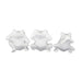 Decorative Figure DKD Home Decor 18,5 x 13 x 17,8 cm White Frog (3 Units) - Декорация и Осветление<<<Дом