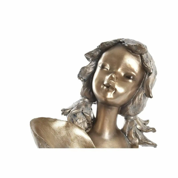 Decorative Figure DKD Home Decor 21 x 13 x 36 cm Red Golden Turquoise (2 Units) - Декорация и Осветление<<<Дом