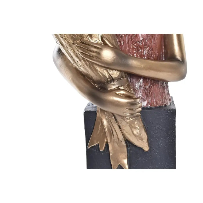 Decorative Figure DKD Home Decor 21 x 13 x 36 cm Red Golden Turquoise (2 Units) - Декорация и Осветление<<<Дом
